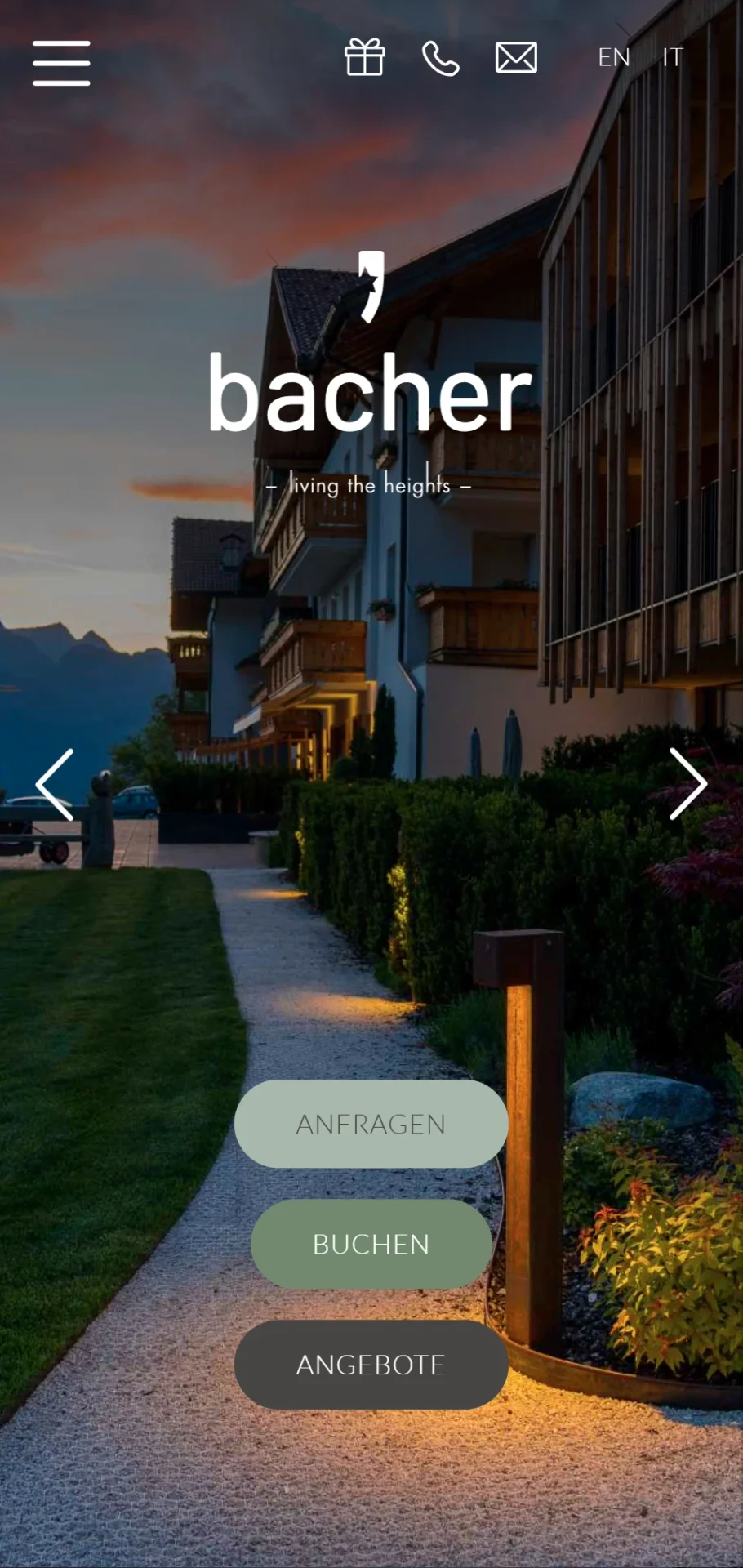 Aparthotel Bacher – Mobile