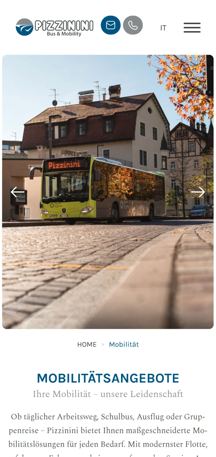 Pizzinini – Mobile