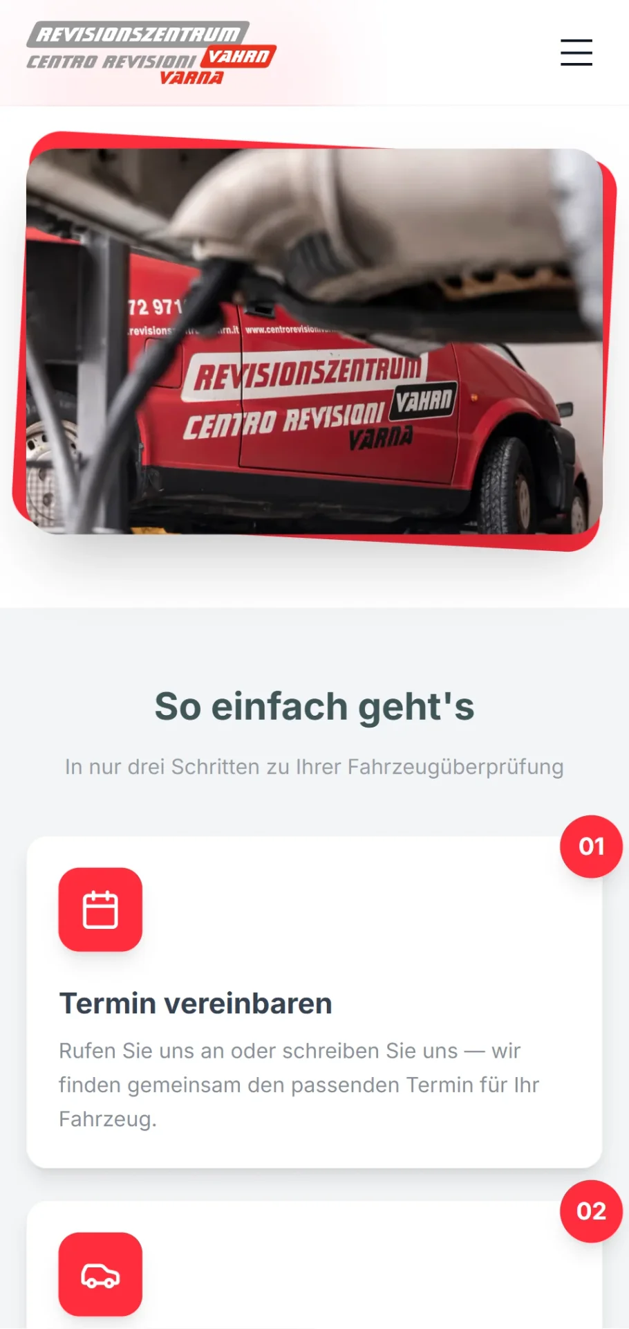 Revisionszentrum Vahrn – Mobile